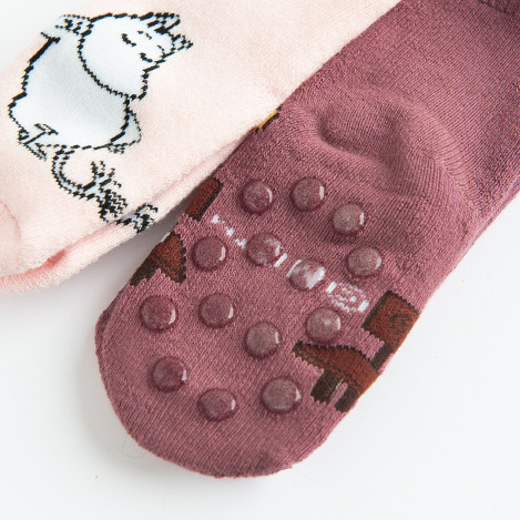 Чорапи 2бр. MOOMINS, цвят: Розов