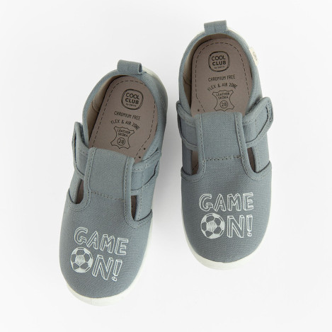 Пантофи, цвят: Сив