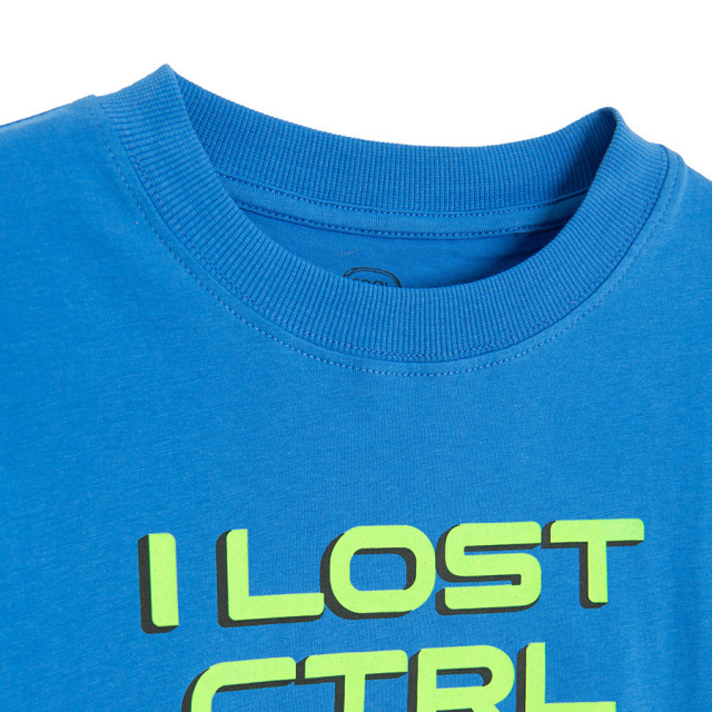 Тениска с къс ръкав, цвят: Син