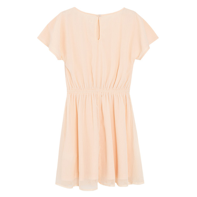 Рокля с къс ръкав, цвят: Светло розов