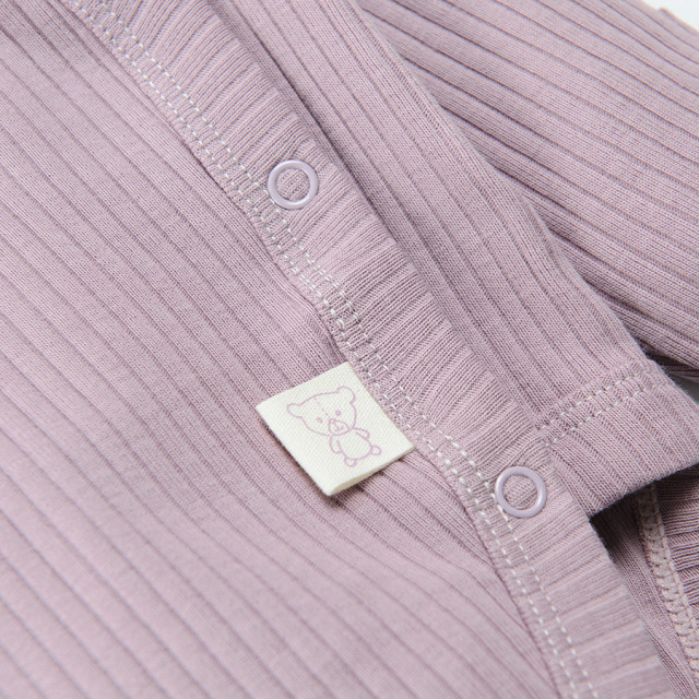 Боди с дълъг ръкав, цвят: Виолетов