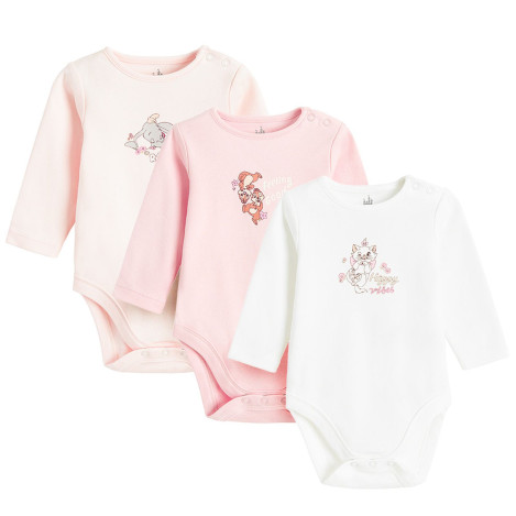 Боди с дълъг ръкав 3бр. DISNEY MIX, цвят: Микс