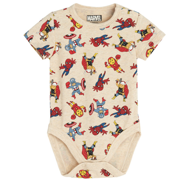 Боди с къс ръкав 2бр. MARVEL, цвят: Микс
