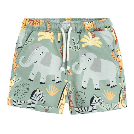 Шорти, цвят: Зелен
