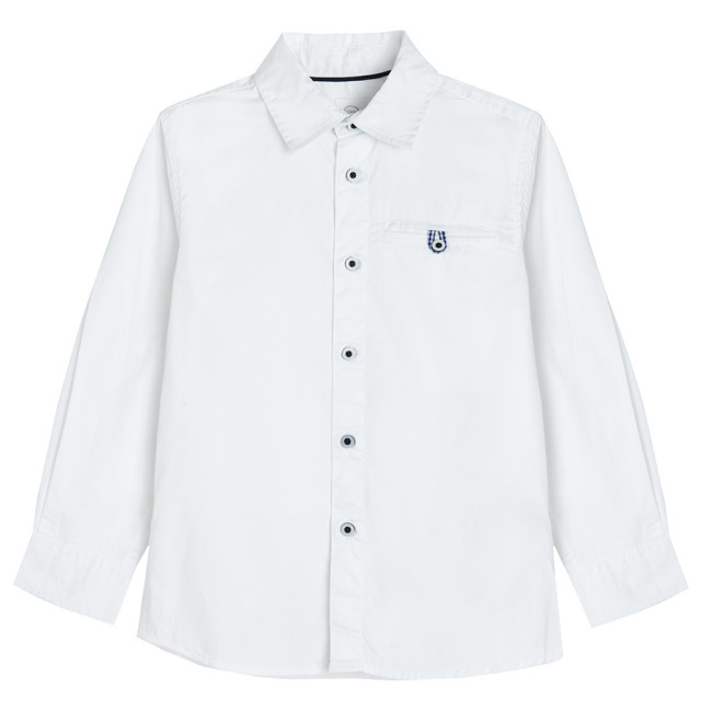 Риза с дълъг ръкав, цвят: Бял