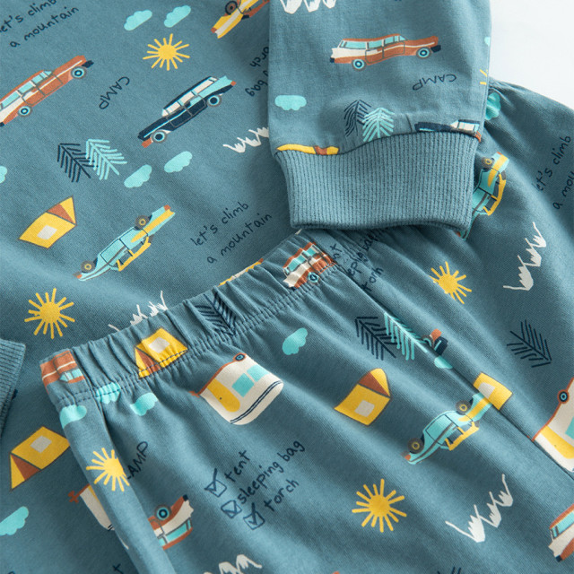 Пижама, цвят: Син