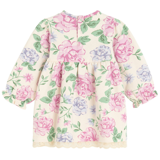 Рокля с дълъг ръкав, цвят: Светло бежово