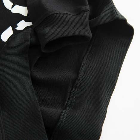 Блуза с дълъг ръкав, цвят: Черен