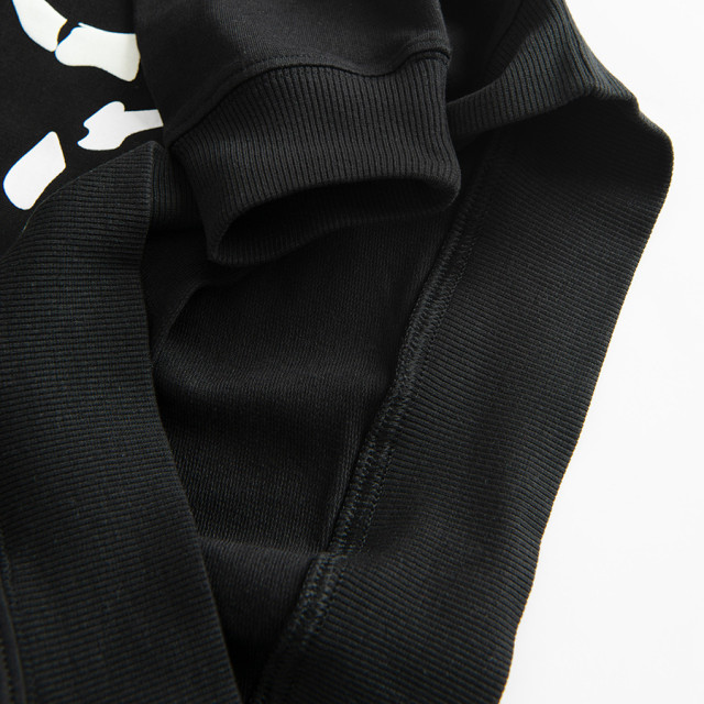 Блуза с дълъг ръкав, цвят: Черен