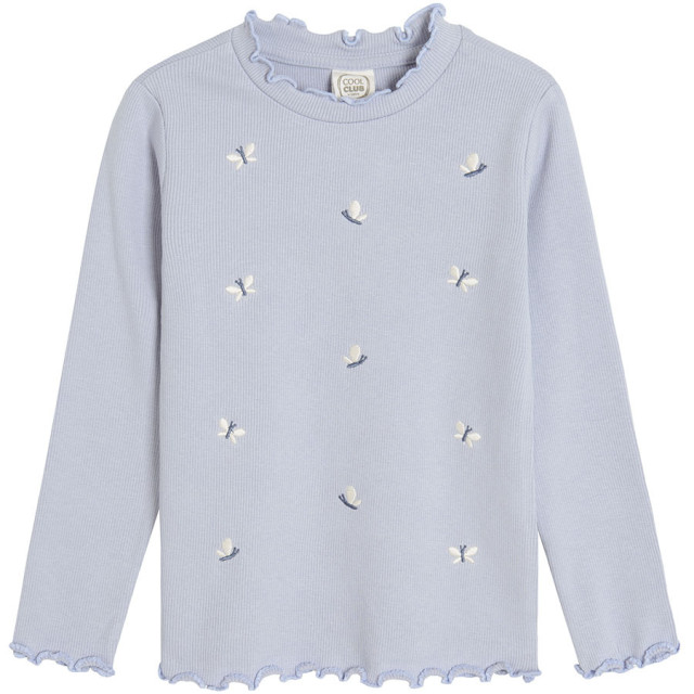 Тениска с дълъг ръкав, цвят: Виолетов