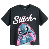 Тениска с къс ръкав LILO&STITCH, цвят: Сив