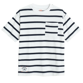 Тениска с къс ръкав, цвят: Бял