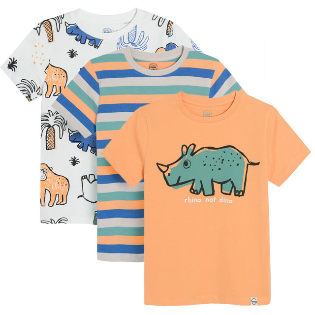 Тениска с къс ръкав 3бр., цвят: Микс