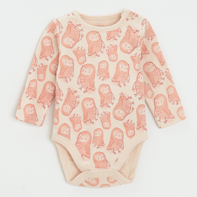 Боди с дълъг ръкав 3бр., цвят: Микс