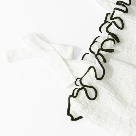 Блуза без ръкави, цвят: Бял