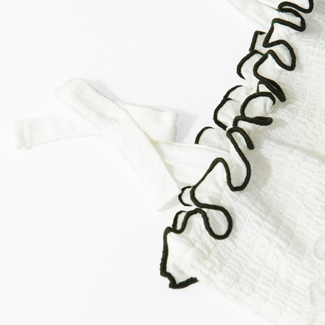 Блуза без ръкави, цвят: Бял