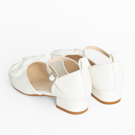 Балеринки, цвят: Бял