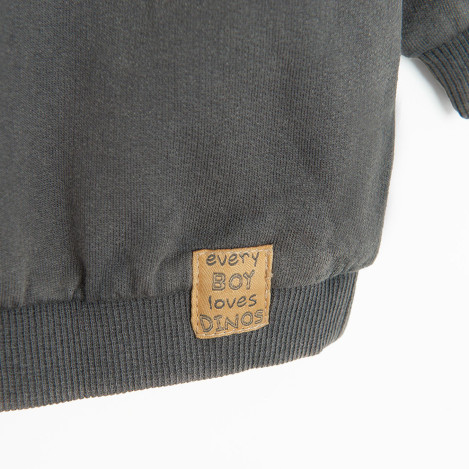 Блуза с дълъг ръкав, цвят: Черен