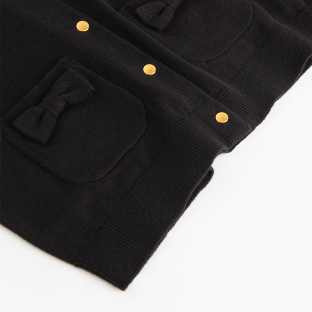 Жилетка, цвят: Черен