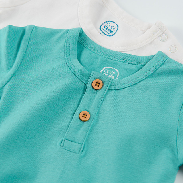 Боди с къс ръкав 2бр., цвят: Микс