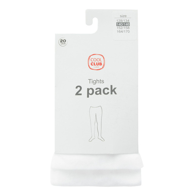 Чорапогащи 2бр., цвят: Бял