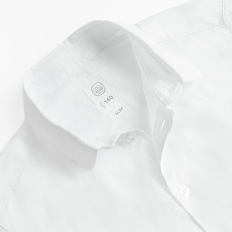 Риза с дълъг ръкав, цвят: Бял