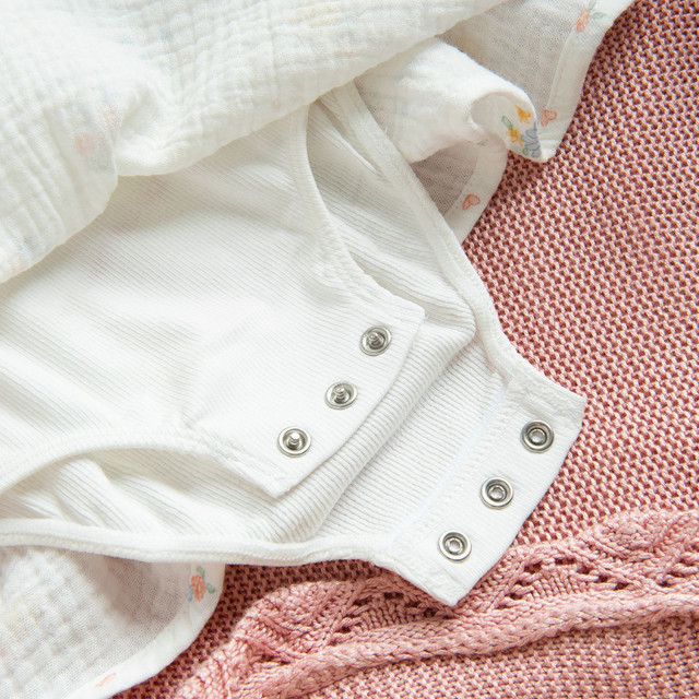 Боди с дълъг ръкав, цвят: Бял