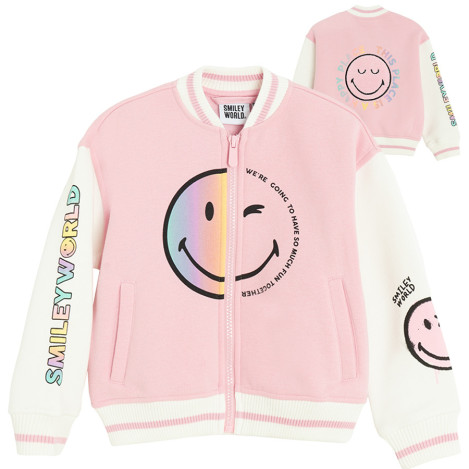 Яке SMILEY, цвят: Цикламен