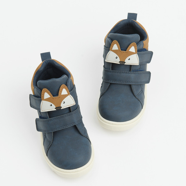 Високи обувки, цвят: Морско син