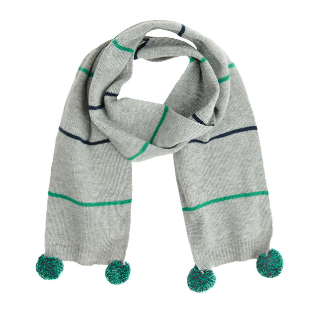 Шал, цвят: Сив меланж