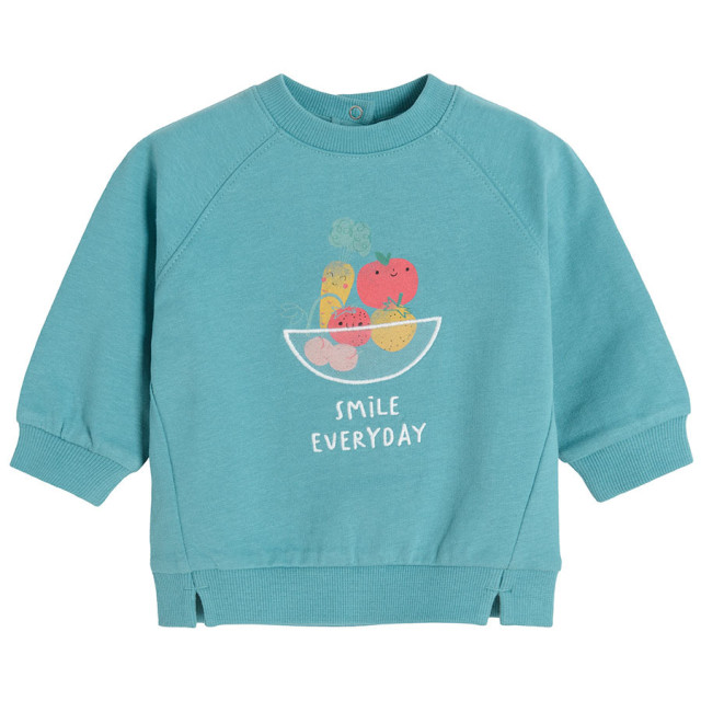 Блуза с дълъг ръкав, цвят: Тюркоазен