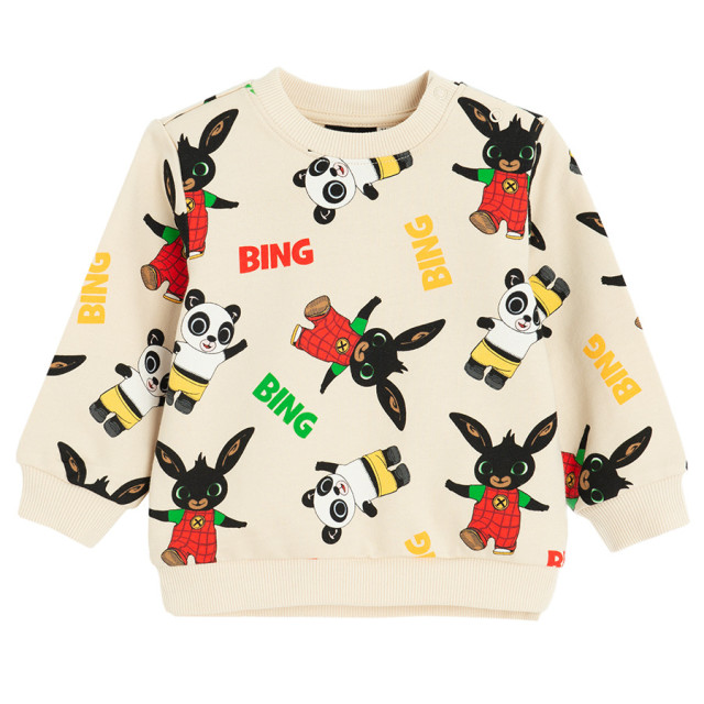 Блуза с дълъг ръкав BING BUNNY, цвят: Бежов