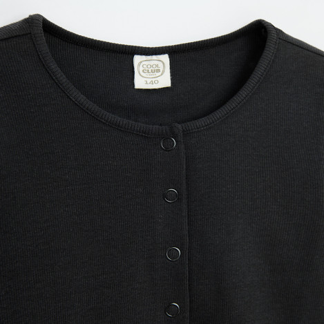 Блуза с дълъг ръкав, цвят: Графит