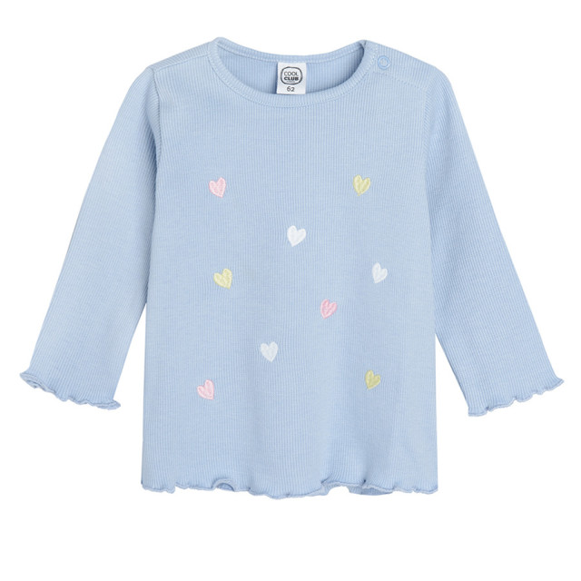 Тениска с дълъг ръкав, цвят: Светло син