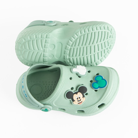 Плажни чехли MICKEY & FRIENDS, цвят: Светло зелен