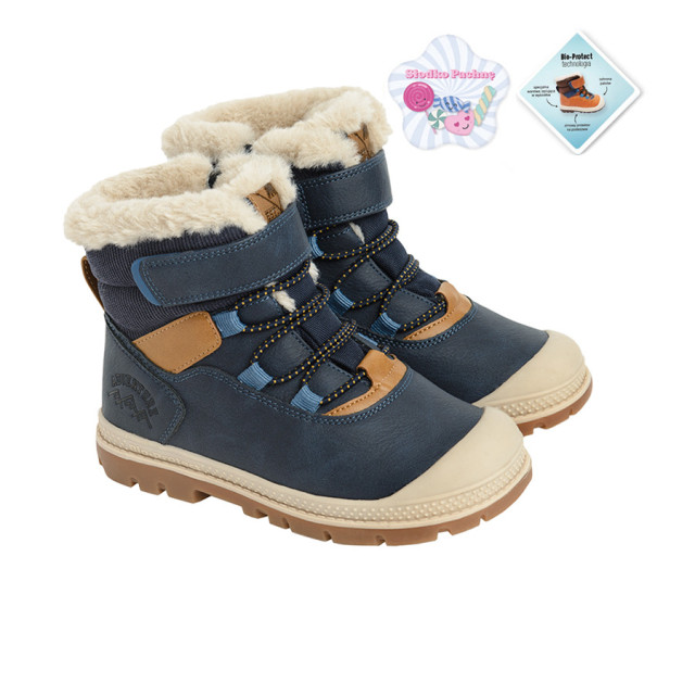 Ботуши, цвят: Морско син