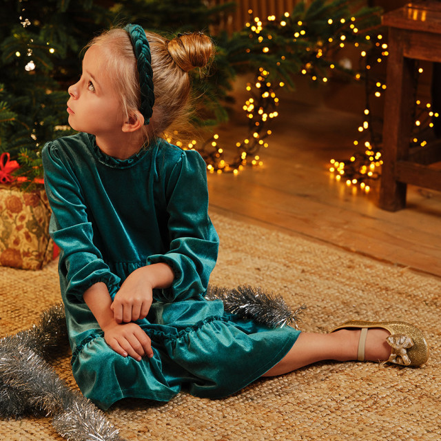 Балеринки, цвят: Златен