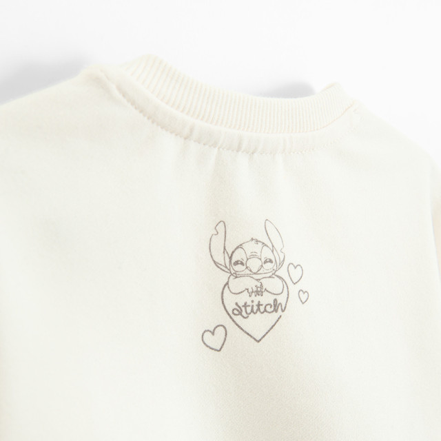 Блуза с дълъг ръкав LILO & STITCH, цвят: Бял