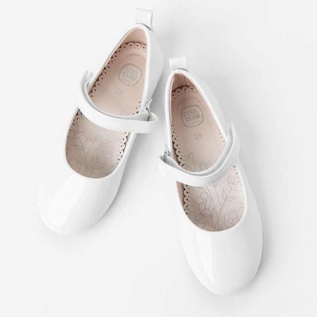 Балеринки, цвят: Бял