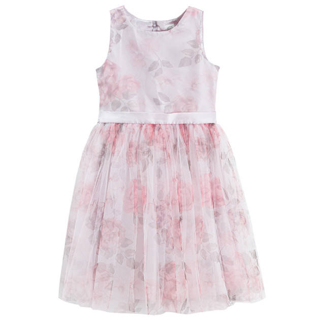 Рокля без ръкав, цвят: Розов