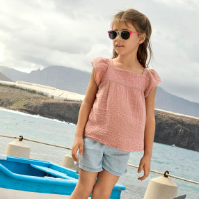 Шорти, цвят: Деним