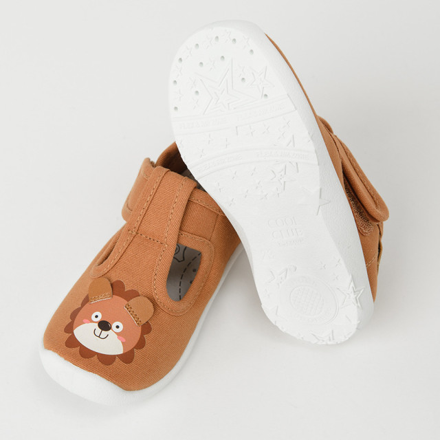 Пантофи, цвят: Тъмно бежов