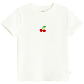 Тениска с къс ръкав, цвят: Бял