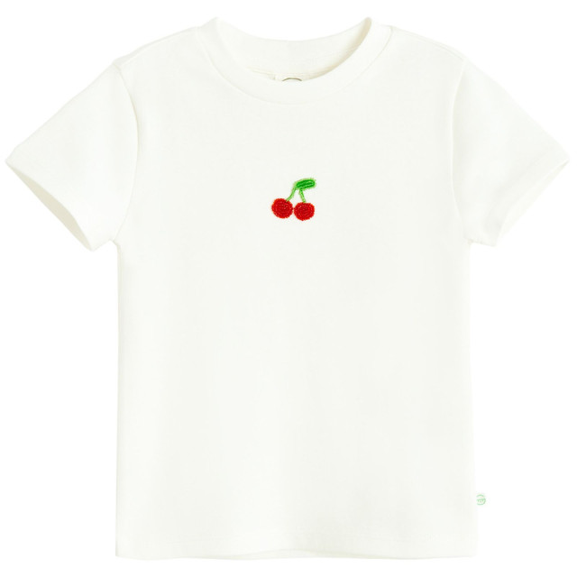 Тениска с къс ръкав, цвят: Бял