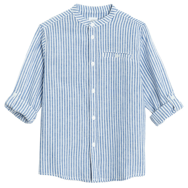 Риза с дълъг ръкав, цвят: Бял