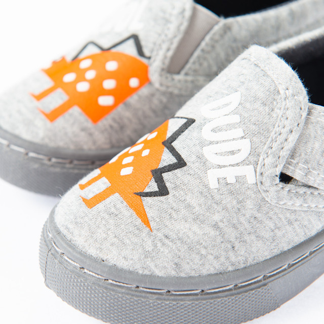 Пантофи, цвят: Сив меланж