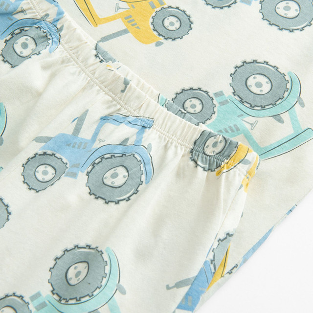 Пижама, цвят: Бежов