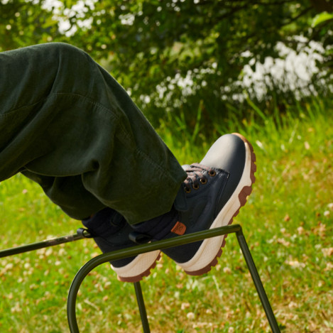 Високи обувки, цвят: Морско син