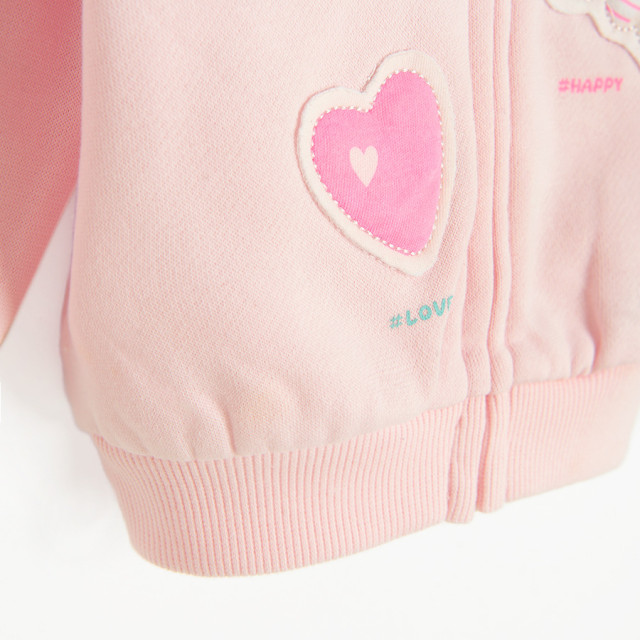 Яке, цвят: Светло розов