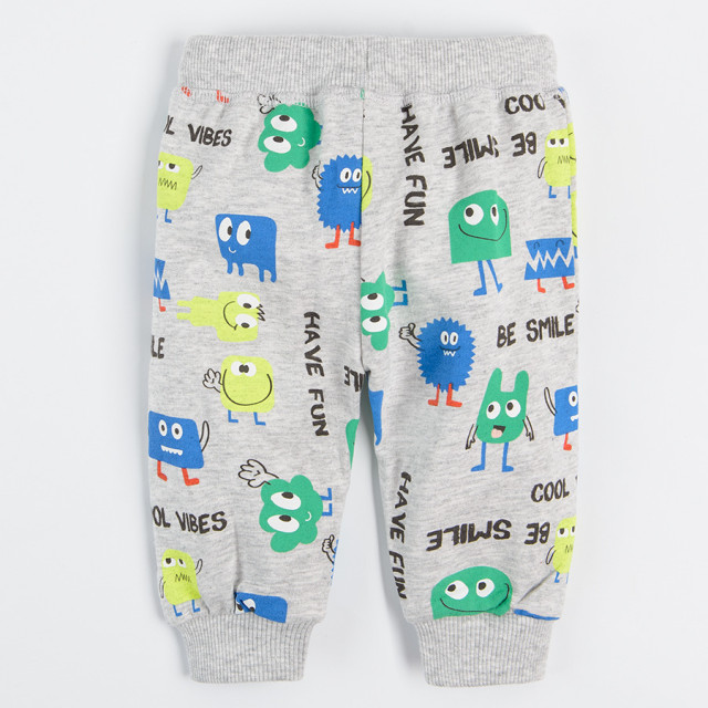 Спортен панталон, цвят: Сив меланж